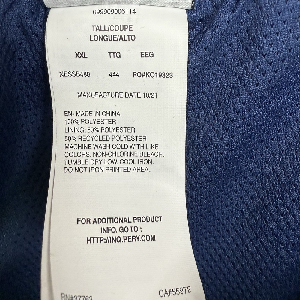 Nike Swim Trunks Mens XXLT Tall Blue Colorblock Board Shorts NESSB488-444 NEW - Picture 6 of 8